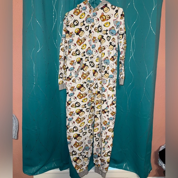 Disney Other - Disney Multicolor Character Footie Pajamas